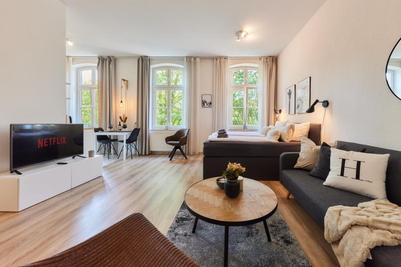 Studio3 Zentral Und Ruhig Mit Parkplatz, 5 Min Z Bali-T Und Gop, Boxspringbett Bad Oeynhausen Ngoại thất bức ảnh