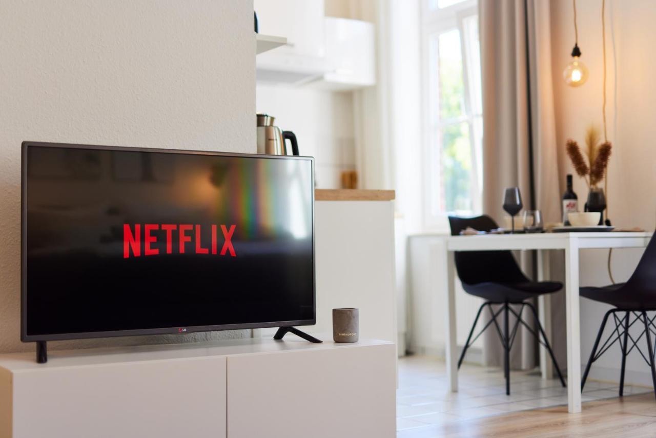 Studio3 Zentral Und Ruhig Mit Parkplatz, 5 Min Z Bali-T Und Gop, Boxspringbett Bad Oeynhausen Ngoại thất bức ảnh